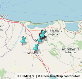 Mappa Via Bruno Buozzi, 71011 Apricena FG, Italia (16.73182)