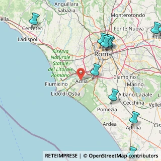 Mappa Via Angelo Zottoli, 00125 Roma RM, Italia (27.72538)