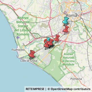 Mappa Via Angelo Zottoli, 00125 Roma RM, Italia (4.84857)
