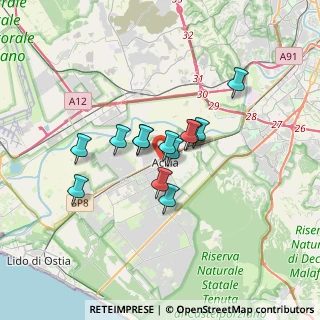 Mappa Via Angelo Zottoli, 00125 Roma RM, Italia (2.49385)