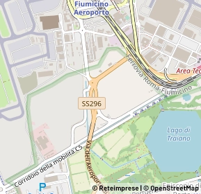 Mappa Via dell'Aeroporto di Fiumicino, 00050 Fiumicino RM, Italia (0.43462)