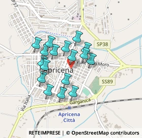 Mappa Via Cavour, 71011 Apricena FG, Italia (0.36882)