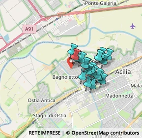 Mappa Via Bedizzole, 00126 Roma RM, Italia (1.241)
