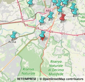 Mappa Viale degli Eroi di Cefalonia, 00128 Roma RM, Italia (6.992)