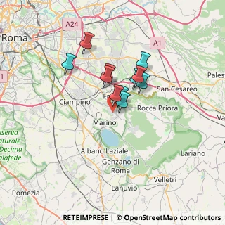 Mappa Via del Boschetto, 00046 Grottaferrata RM, Italia (4.99727)