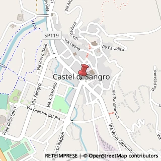 Mappa VIA CASE SPARSE S.S 17 KM 149+100, 67031 Castel di Sangro AQ, Italia, 67031 Castel di Sangro, L'Aquila (Abruzzo)