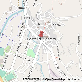 Mappa Via Umberto I, 12, 67031 Castel di Sangro, L'Aquila (Abruzzo)