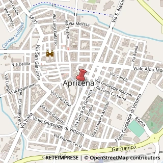 Mappa Via Pietro Giannone,  3, 71011 Apricena, Foggia (Puglia)