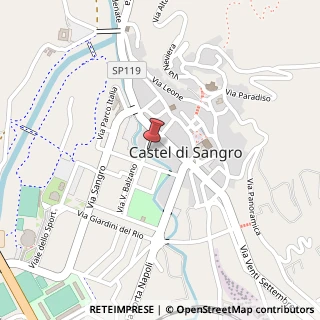 Mappa Via Peschiera, 17, 67031 Castel di Sangro, L'Aquila (Abruzzo)