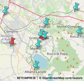 Mappa Via Filippo Corridoni, 00046 Grottaferrata RM, Italia (5.41091)