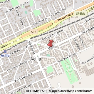 Mappa Via Daniele da Samarate, 24, 00125 Roma, Roma (Lazio)