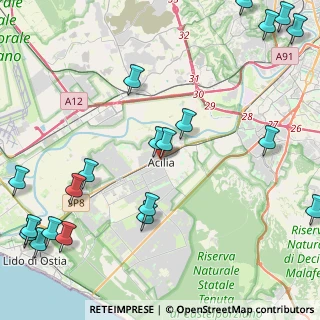 Mappa Via Antonio Alabanti, 00125 Roma RM, Italia (6.498)