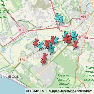 Mappa Via Antonio Alabanti, 00125 Roma RM, Italia (3.0175)
