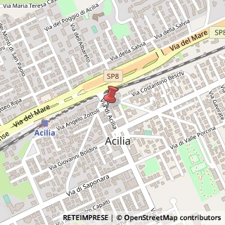 Mappa Via di Acilia,  9, 00125 Roma, Roma (Lazio)