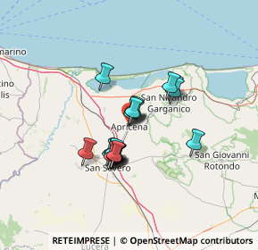 Mappa Via Pietro Micca, 71011 Apricena FG, Italia (10.02211)