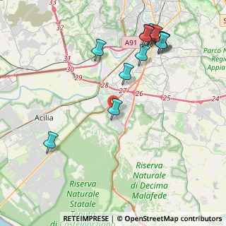 Mappa Via di Mezzocammino, 00128 Roma RM, Italia (4.97583)