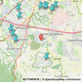 Mappa Via Marylin Monroe, 00128 Roma RM, Italia (3.40455)