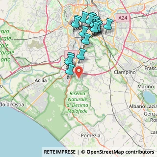 Mappa Via Marylin Monroe, 00128 Roma RM, Italia (9.2525)