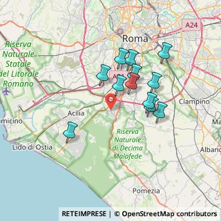 Mappa Ingresso dall'Hotel Mercure, 00128 Roma RM, Italia (6.45917)