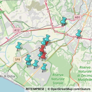 Mappa Via Bonaventura Ciavaglia, 00125 Roma RM, Italia (4.06923)