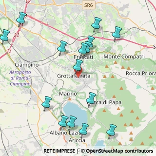 Mappa Via XXV Luglio, 00046 Grottaferrata RM, Italia (5.29733)
