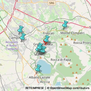 Mappa Via A. Cassani, 00046 Grottaferrata RM, Italia (3.13909)