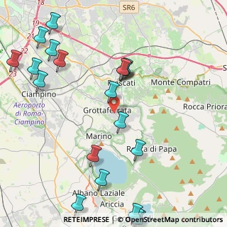 Mappa Via A. Cassani, 00046 Grottaferrata RM, Italia (5.8205)