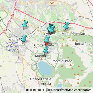 Mappa Via A. Cassani, 00046 Grottaferrata RM, Italia (2.94636)