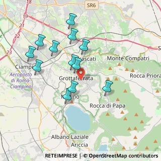 Mappa Via XXV Luglio, 00046 Grottaferrata RM, Italia (3.83167)