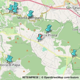 Mappa Via degli Anemoni, 00079 Rocca Priora RM, Italia (3.25833)