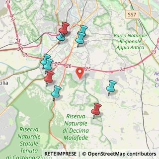 Mappa Via Greta Garbo, 00128 Roma RM, Italia (4.33545)
