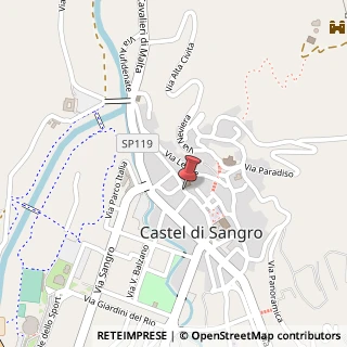 Mappa Corso Vittorio Emanuele II, 68, 67031 Castel di Sangro, L'Aquila (Abruzzo)