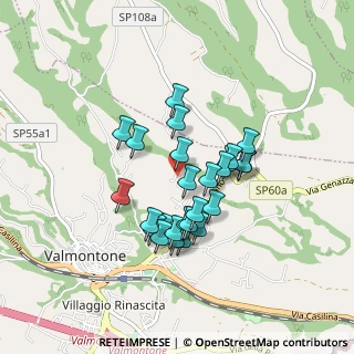 Mappa Via Colle Cannetaccia, 00038 Valmontone RM, Italia (0.73462)