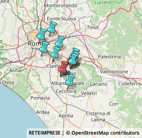 Mappa Via Colle delle Ginestre, 00046 Grottaferrata RM, Italia (7.93154)