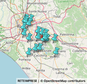 Mappa Via Colle delle Ginestre, 00046 Grottaferrata RM, Italia (11.023)