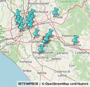 Mappa Via Colle delle Ginestre, 00046 Grottaferrata RM, Italia (15.81063)