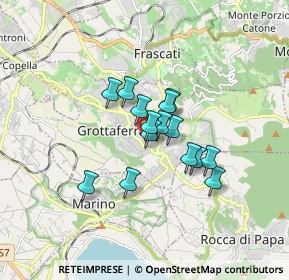 Mappa Via Colle delle Ginestre, 00046 Grottaferrata RM, Italia (1.18733)