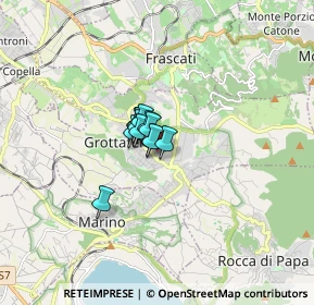 Mappa Via Colle delle Ginestre, 00046 Grottaferrata RM, Italia (0.67417)