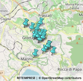 Mappa Via Colle delle Ginestre, 00046 Grottaferrata RM, Italia (1.029)