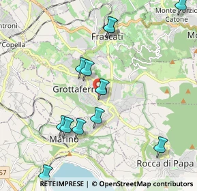 Mappa Via Colle delle Ginestre, 00046 Grottaferrata RM, Italia (2.33083)