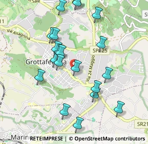 Mappa Via Colle delle Ginestre, 00046 Grottaferrata RM, Italia (1.0535)