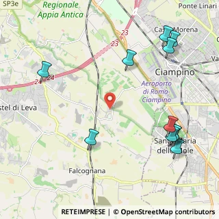 Mappa Via Tor di Sasso, 00134 Roma RM, Italia (2.87545)