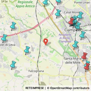 Mappa Via Tor di Sasso, 00134 Roma RM, Italia (3.6935)