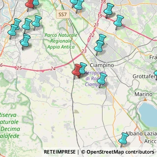 Mappa Via Tor di Sasso, 00134 Roma RM, Italia (6.739)