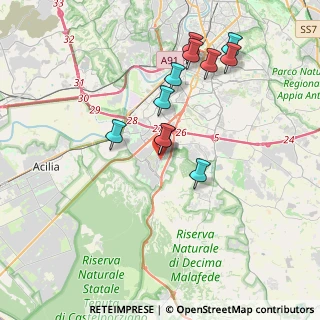 Mappa Viale dei Caduti per la Resistenza, 00128 Roma RM, Italia (3.74455)