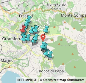 Mappa Via Rocca di Papa, 00046 Grottaferrata RM, Italia (1.492)