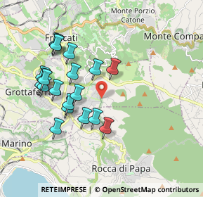 Mappa Via Rocca di Papa, 00046 Grottaferrata RM, Italia (1.9475)