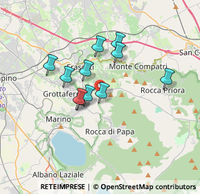 Mappa Via Rocca di Papa, 00046 Grottaferrata RM, Italia (2.85545)