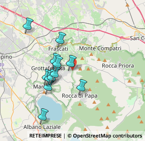 Mappa Via Rocca di Papa, 00046 Grottaferrata RM, Italia (3.4475)