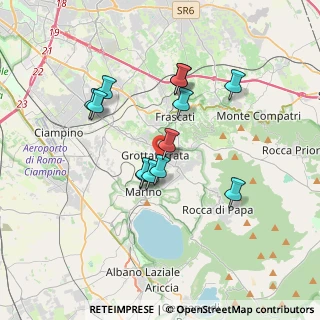 Mappa Piazza Guglielmo Marconi, 00046 Grottaferrata RM, Italia (3.17692)